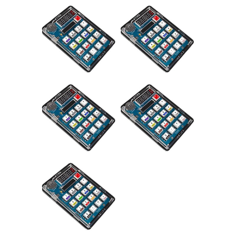 Homemade Diy Electronics - QWE-5X Calculator DIY Kit 51 Microcontroller