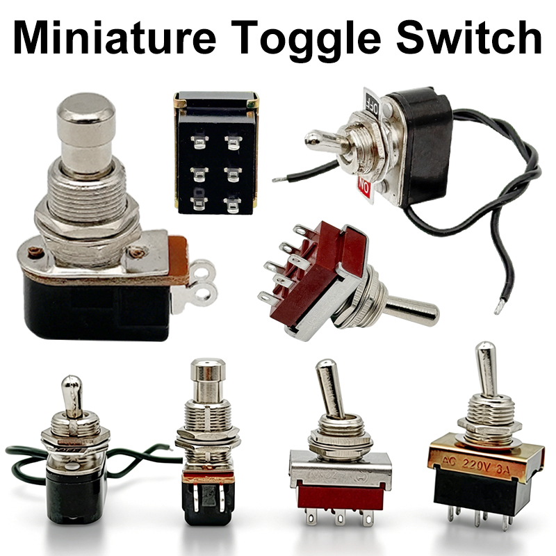 Diy Electric Guitar Electronics - SPST Toggle Switch 12mm Cutout Rocker