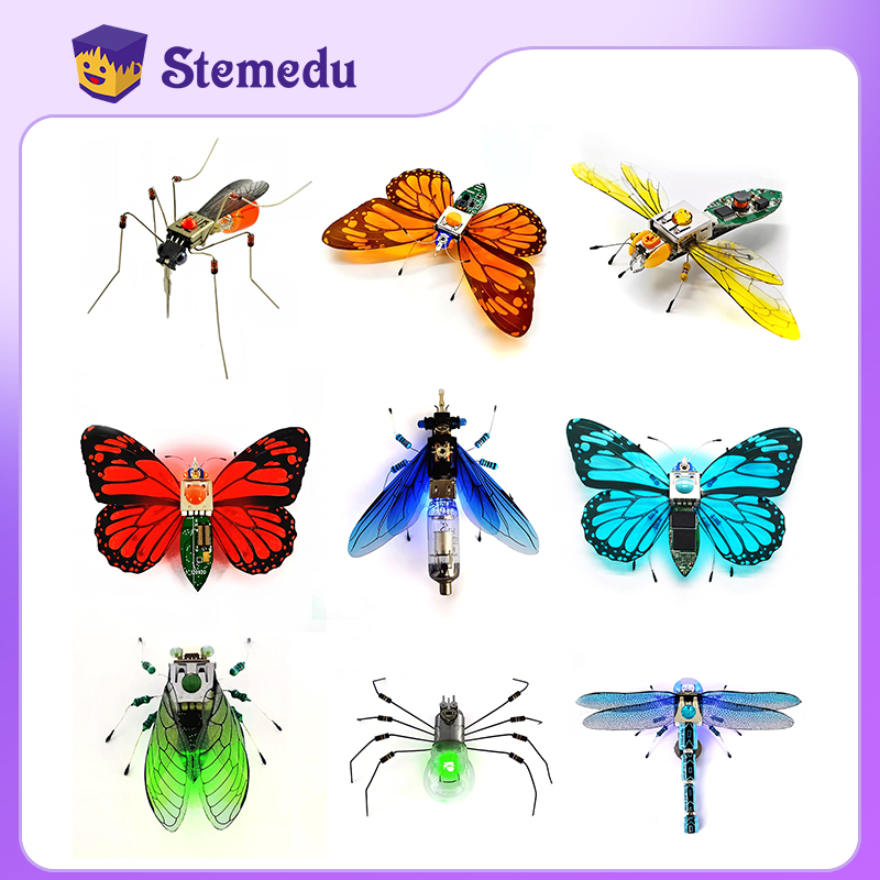 Diy Electronics Kits For Kids - STEAM DIY Toys Robot Insect Science