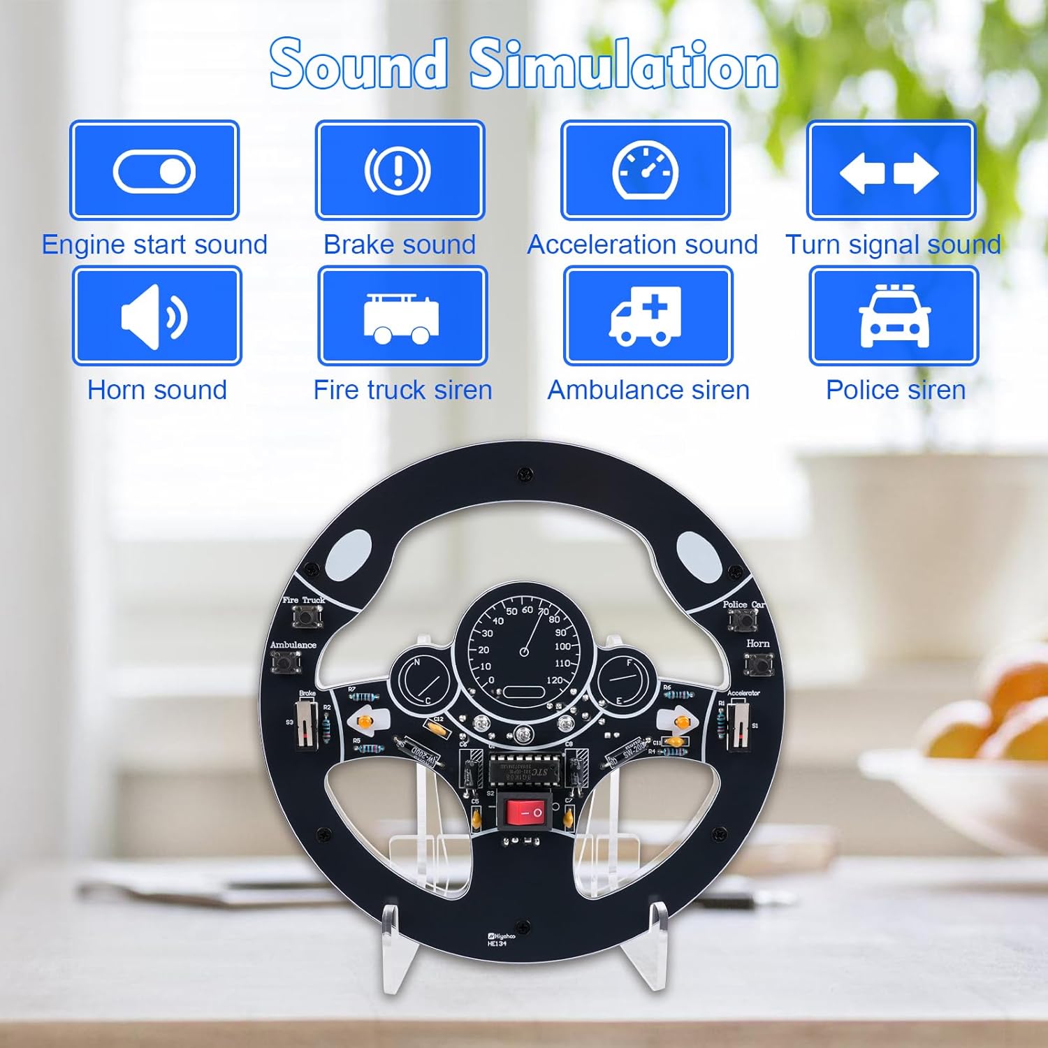 Car Steering Wheel DIY Solderi - đánh giá và giá Diy Electronics Kits For Kids