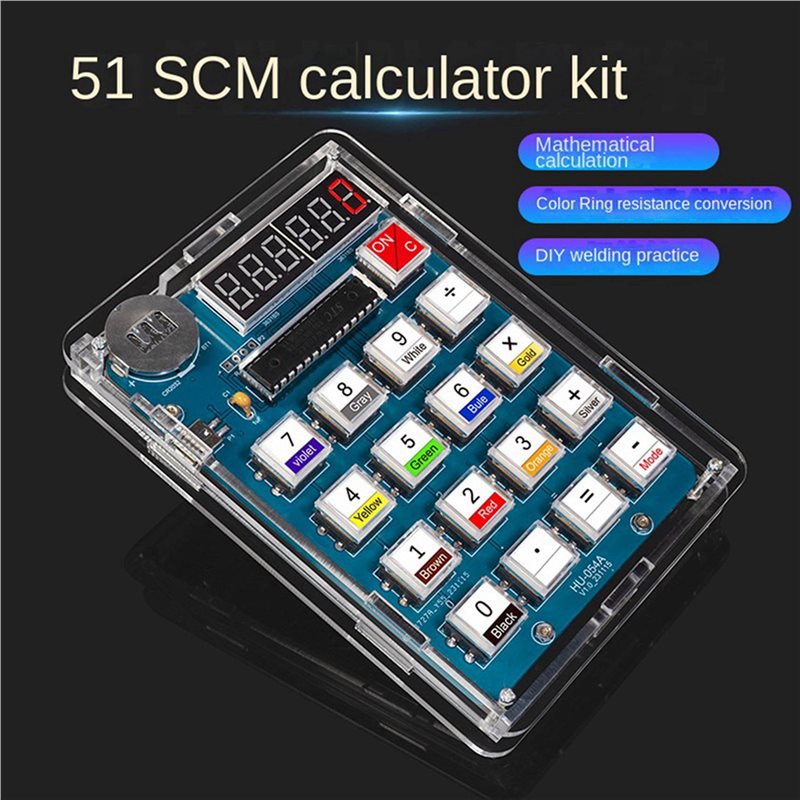 QWE-5X Calculator DIY Kit 51 M - đánh giá và giá Homemade Diy Electronics