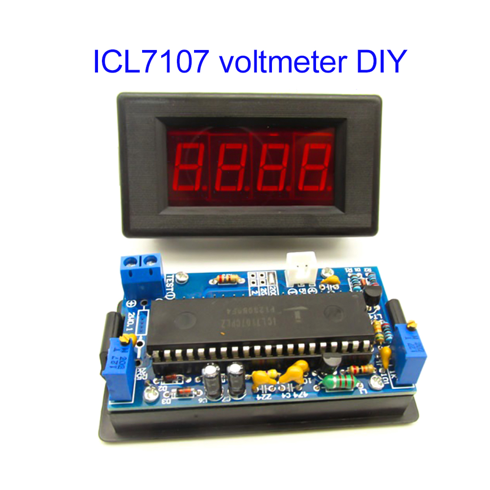 ICL7107 Voltmeter DIY Kit Part - đánh giá và giá Diy Electronics Kits For Kids