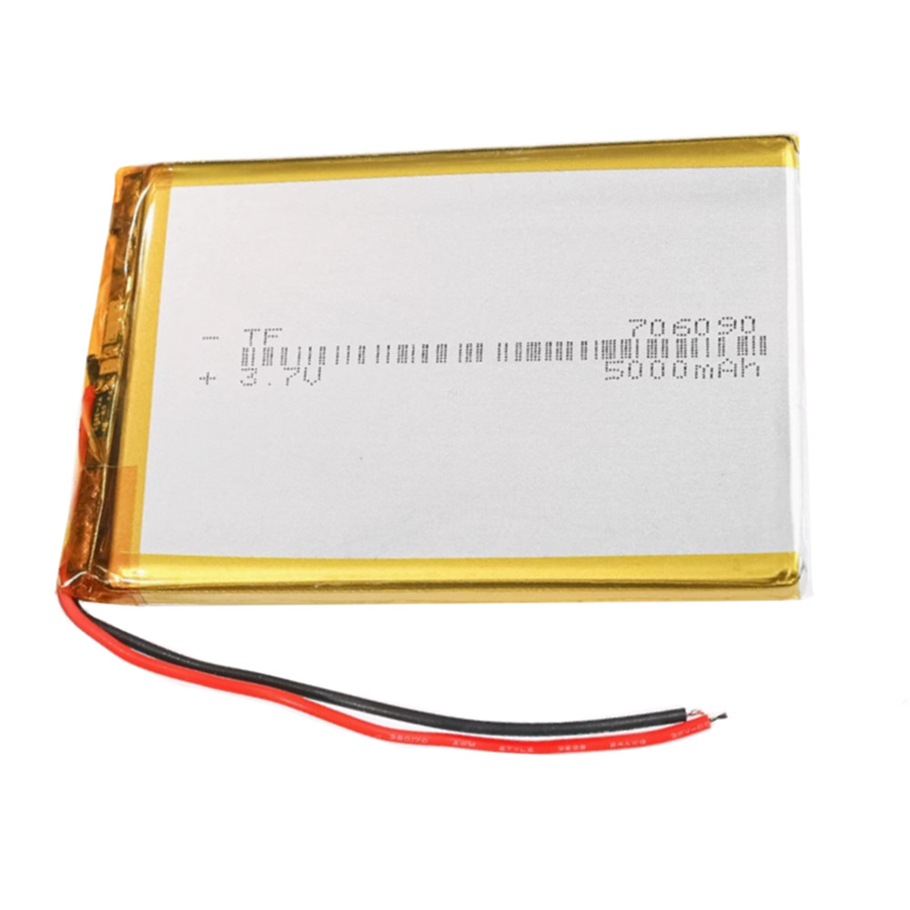 1-10pcs 3.7V 5000mAh 706090 60 - đánh giá và giá Diy Electronics Book
