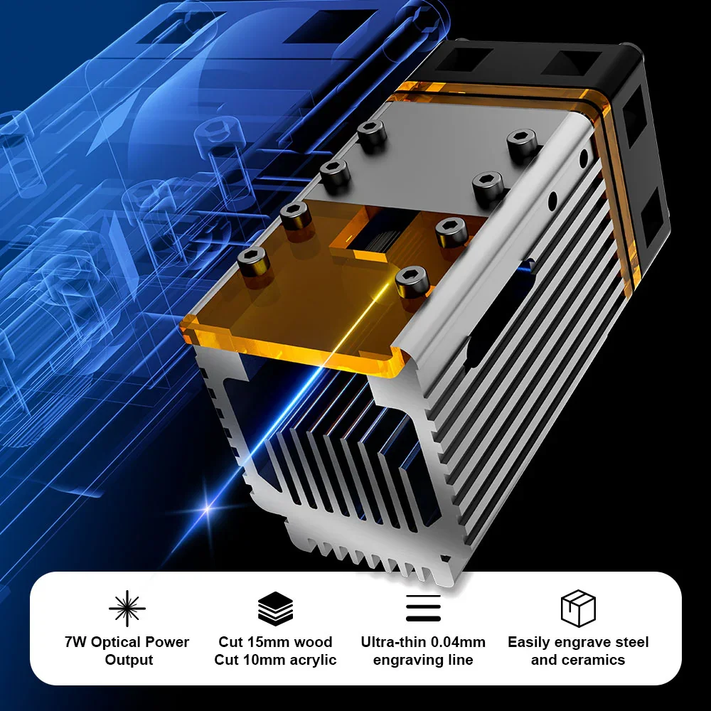 NEJE 7W Diode Laser Engraver C - đánh giá và giá Diy Lightsaber Electronics