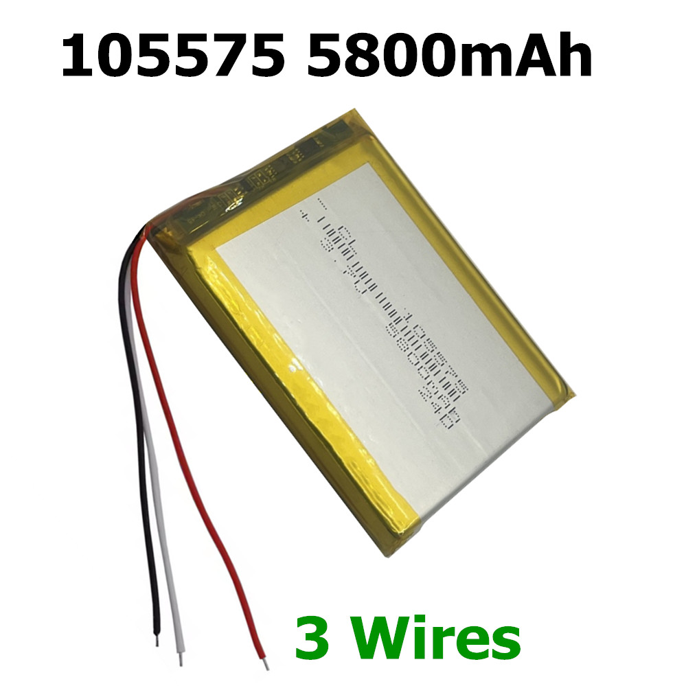 105575 5800mAh 3.7V Lithium Po - đánh giá và giá Diy Electronics Book