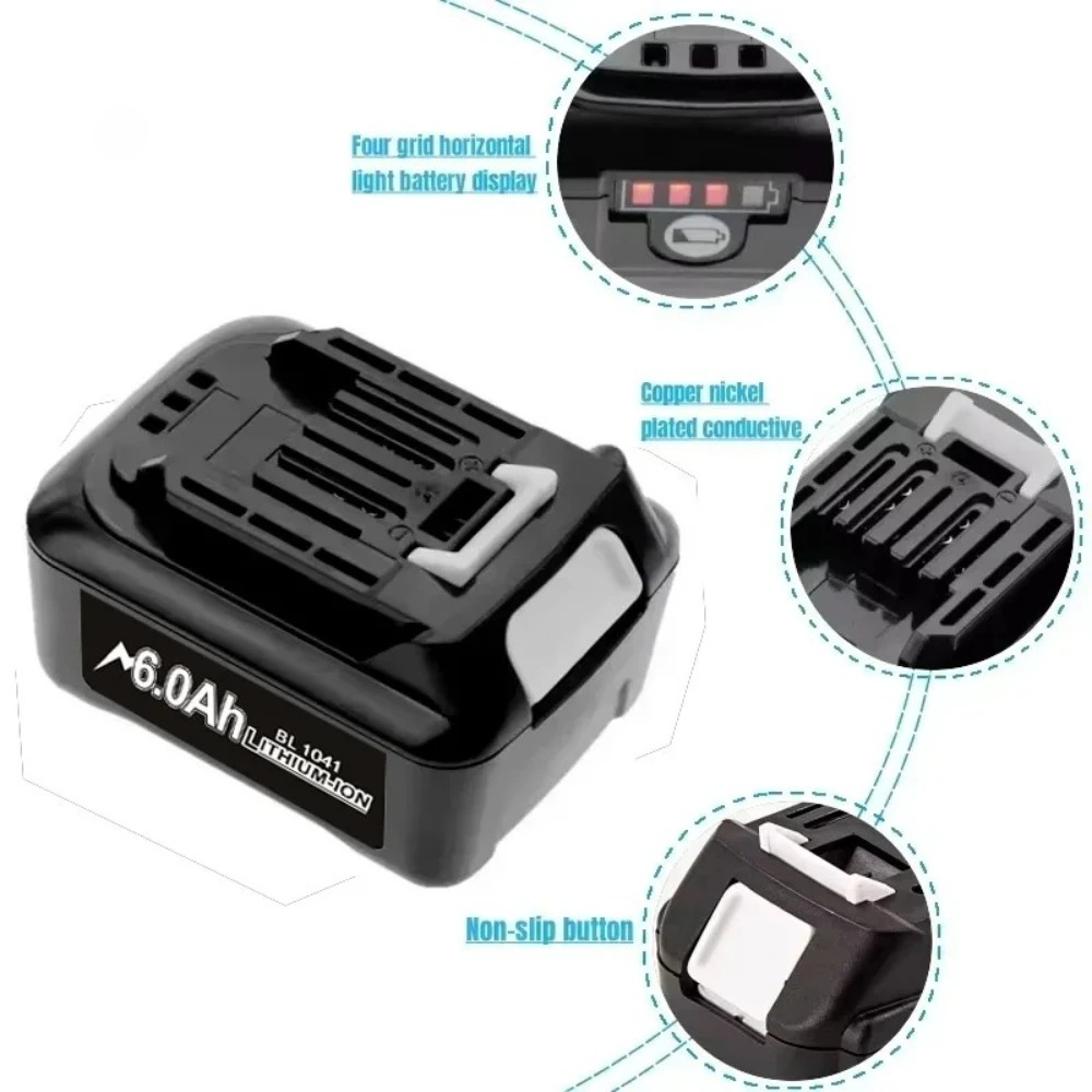 10.8V 12V Max 4.0Ah/6.0Ah Li-i - đánh giá và giá Makita Drill Hp1640