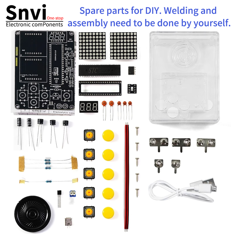 Snvi DIY Pixel Game Console Ki - đánh giá và giá Diy Electronics Kits For Kids