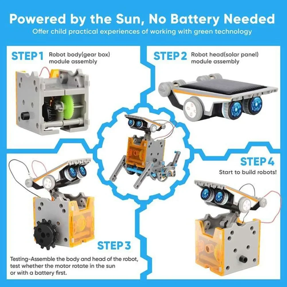 13 in 1 Solar Powered Robot Sc - đánh giá và giá Diy Home Electronics