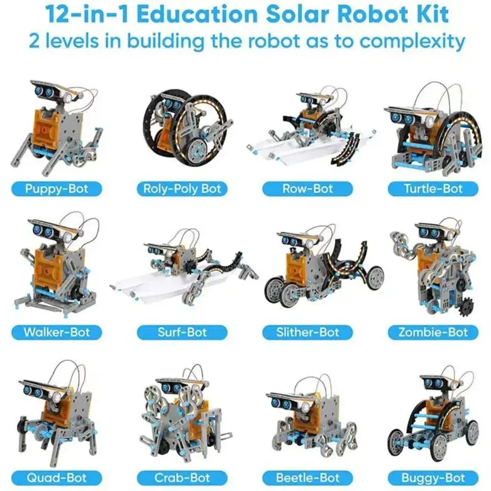 13 in 1 Solar Powered Robot Sc - đánh giá và giá Diy Home Electronics